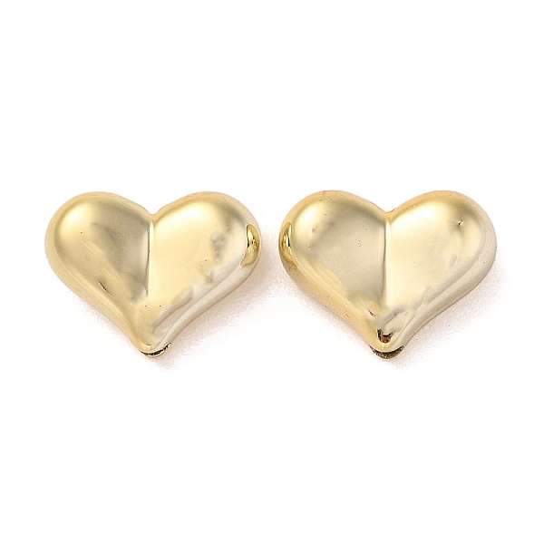 

PandaHall CCB Plastic Beads, Heart, Golden, 13x17x7mm, Hole: 2mm Plastic Heart