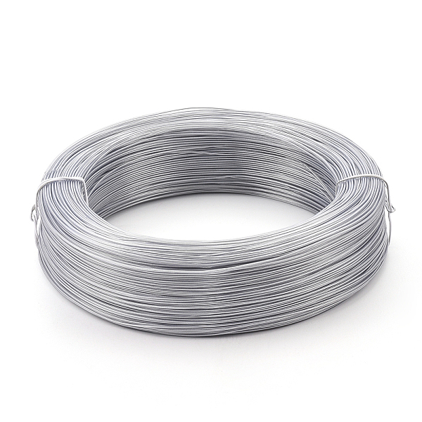 

PandaHall Iron Wires, with Rubber Covered, Round, Gainsboro, 18 Gauge, 1mm, about 1148.29 Feet(350m)/Roll Iron Round Gray