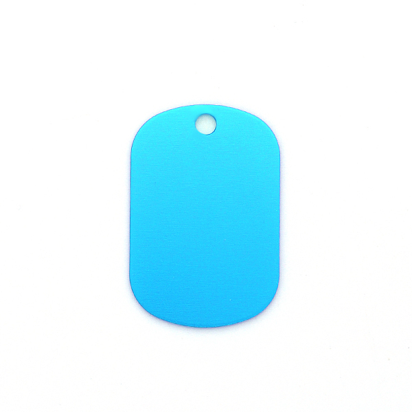 

PandaHall Colored Aluminum Pendants, Laser Cut, Double Sided Dog Pet Name Phone Number ID Tag Charm, Oval, Dodger Blue, 50x29x1mm, Hole: 3mm...