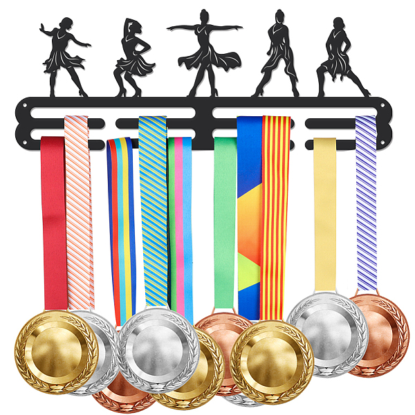 SUPERDANT Latin Dance Medal Hanger Display Dance Medals Holder Display Dance Metal Holder For Medals Gift For Dancers Can Withstand 10-15 Kg