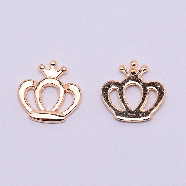 

PandaHall Alloy Cabochons Accessories, DIY for Jewelry Making, Crown, Golden, 14.5x14x2mm Alloy Crown
