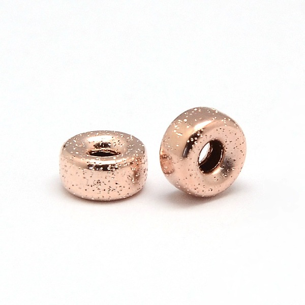 

PandaHall Rose Gold Filled Textured Bead Spacers, 1/20 Rose Gold Filled, Cadmium Free & Nickel Free & Lead Free, Rondelle, 5x2mm, Hole: 1mm...