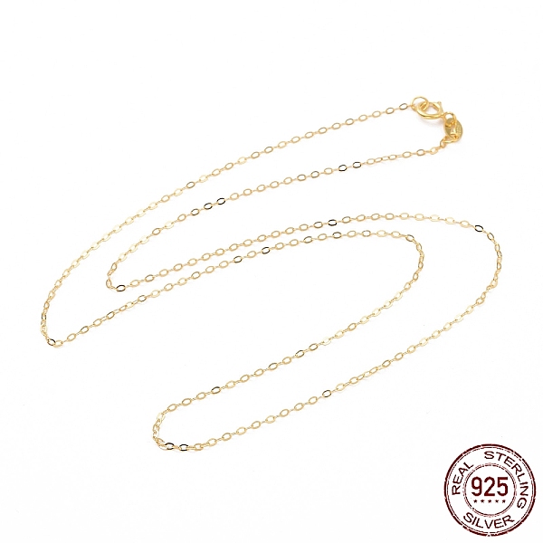 925 Kabelketten-Halskette Aus Sterlingsilber Für Frauen