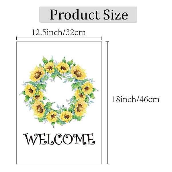 

PandaHall Garden Flag for Thanksgiving Day, Double Sided Cotton & Linen House Flags, for Home Garden Yard Office Decorations, Colorful...