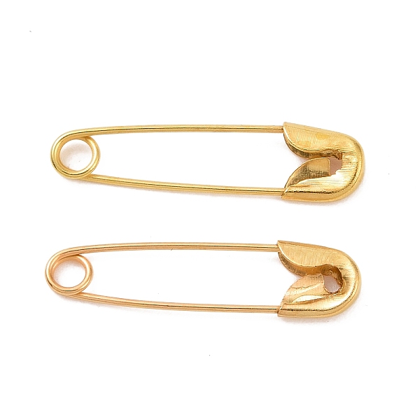 

PandaHall Golden Metal Color Iron Safety Pins, 20x5x1.5mm Iron