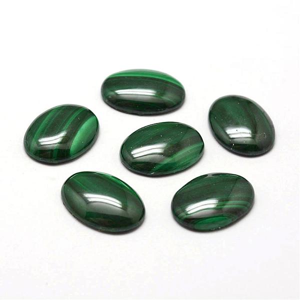 

PandaHall Oval Natural Malachite Cabochons, 20x15x4~4.5mm Malachite Oval