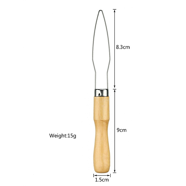 

PandaHall Wood & Aluminum Needle Threading Device, for Sewing DIY Multifunctional Threading Device Needle Threading Tool, BurlyWood..., Orange