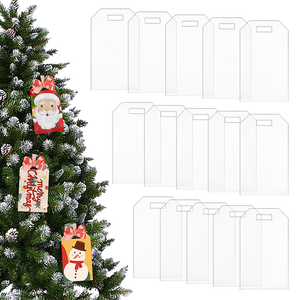 

PandaHall AHADERMAKER Transparent Acrylic Big Pendants, Blanks Rectangle Charms, Clear, 80.5x50x2mm, Hole: 6x16mm, 15pcs/box Acrylic...