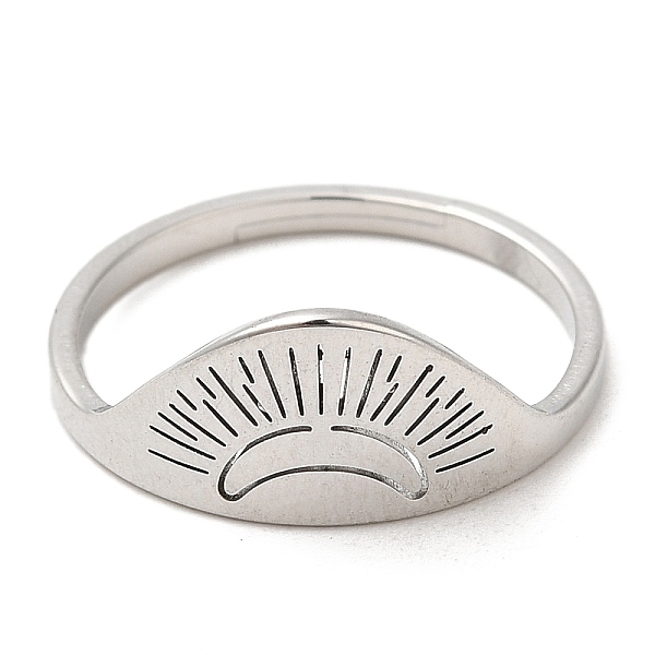 

PandaHall 304 Stainless Steel Adjustable Rings, Sun, Stainless Steel Color, US Size 6(16.5mm) 304 Stainless Steel
