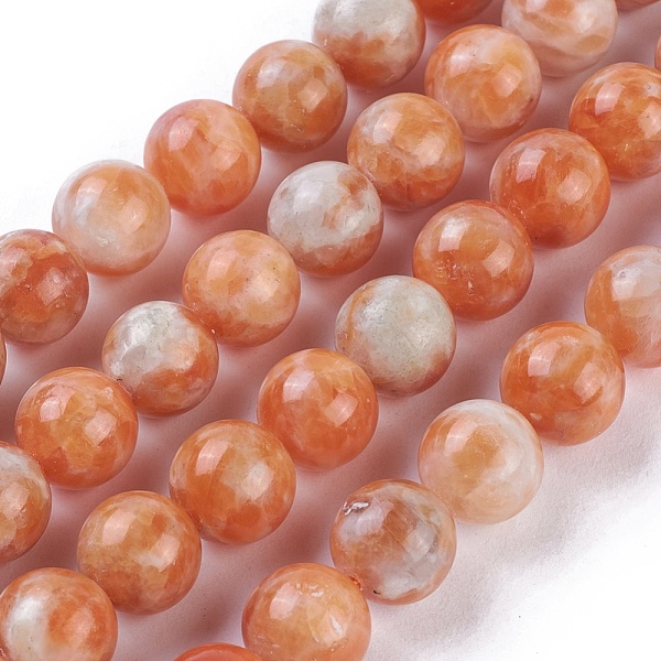 

PandaHall Natural Orange Calcite Beads Strands, Round, 10mm, Hole: 1mm, about 38~40pcs/strand, 15.3 inch~15.75 inch(39~40cm) Calcite Round..., Brown