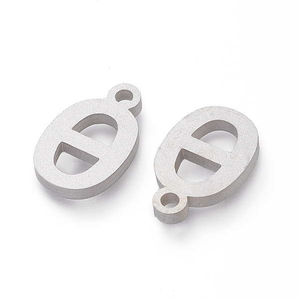 

PandaHall 304 Stainless Steel Pendants, Matte Style, Greek Alphabet, Stainless Steel Color, Letter.Q, 12x7.5x1.5mm, Hole: 1.5mm 304...