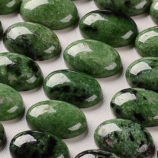 

PandaHall Natural Ruby in Zoisite Gemstone Oval Cabochons, Grade AB, 18x13x6mm Ruby in Zoisite Oval