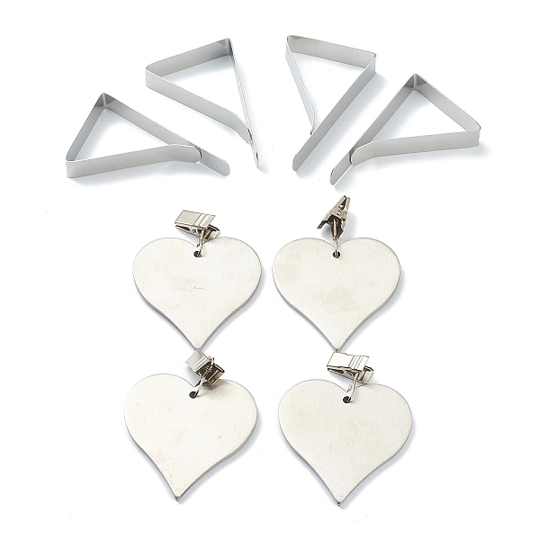 

PandaHall (Defective Closeout Sale: Scratches, Oxidation Buckle), Olycraft 8Pcs 2 Styles Stainless Steel Table Cover Tablecloth Weights...