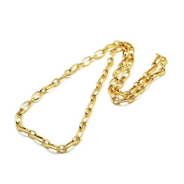 

PandaHall Fashionable 304 Stainless Steel Engraved Vine Mother-son Chain Necklaces, with Lobster Claw Clasps, Golden, 21 inch~22 inch...