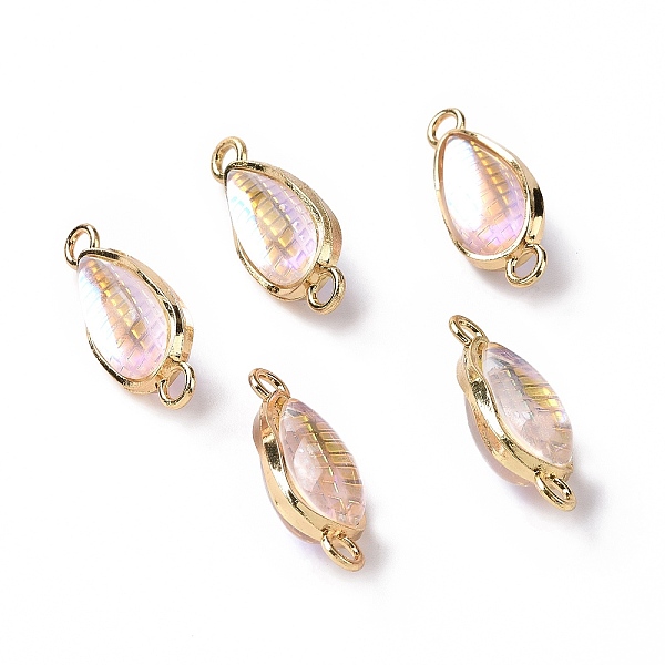 

PandaHall Transparent Acrylic Connector Charms, with Golden Tone Alloy Findings, Corn Links, Clear, 34x13x11.5mm, Hole: 3.5mm Acrylic Food...