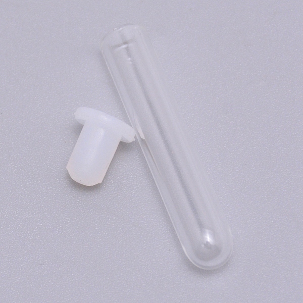 

PandaHall Glass Test Tube, with Silicone Stopper, Lab Supplies, Clear, 33.5mm Glass Clear