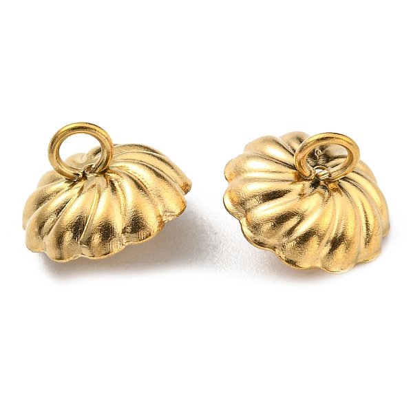 

PandaHall 304 Stainless Steel Cup Peg Bails, Flower, Real 18K Gold Plated, 8mm, Hole: 2mm, Pin: 0.7mm 304 Stainless Steel