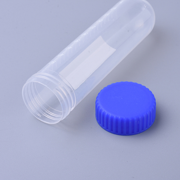 

PandaHall Transparent Disposable Plastic Centrifuge Tube, with Lid, Clear, 112.5mm, Capacity: 50ml, 50pcs/bag Plastic Clear