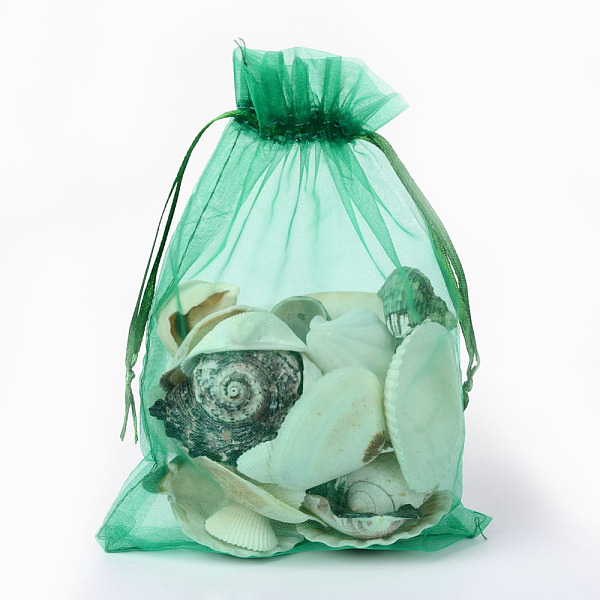 

PandaHall Organza Gift Bags with Drawstring, Jewelry Pouches, Wedding Party Christmas Favor Gift Bags, Green, 18x13cm Organza Rectangle...