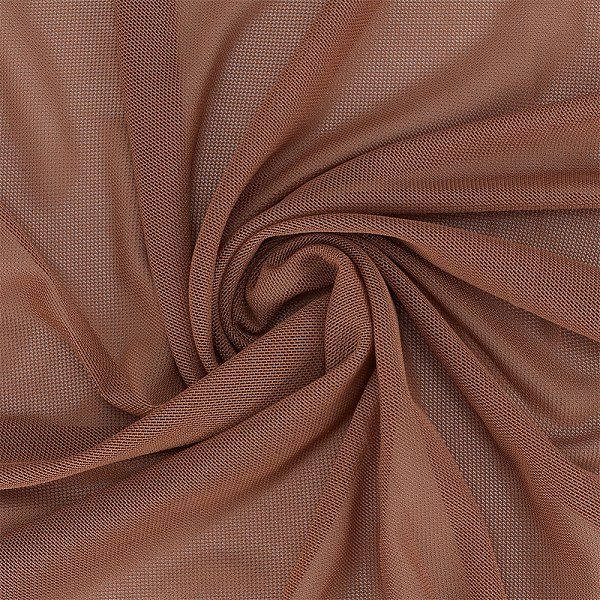 

PandaHall WADORN 74"x3.3 Yards Stretch Mesh Fabrics, Brown Net Fabric Slightly Stretchy Mesh Fabric Polyester Mesh Fabric DIY Crafts Making...