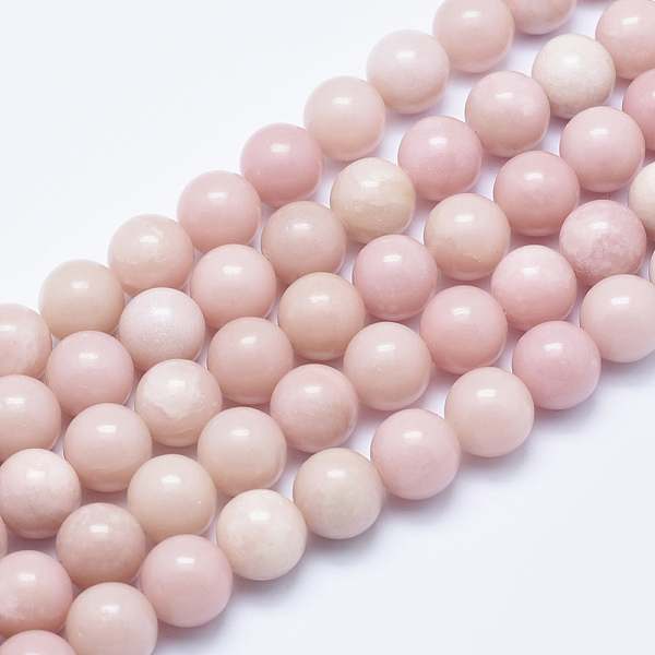 

PandaHall Natural Pink Opal Beads Strands, Round, 12mm, Hole: 1mm, about 32~34pcs/strand, 15.7 inch(40cm) Pink Opal Round