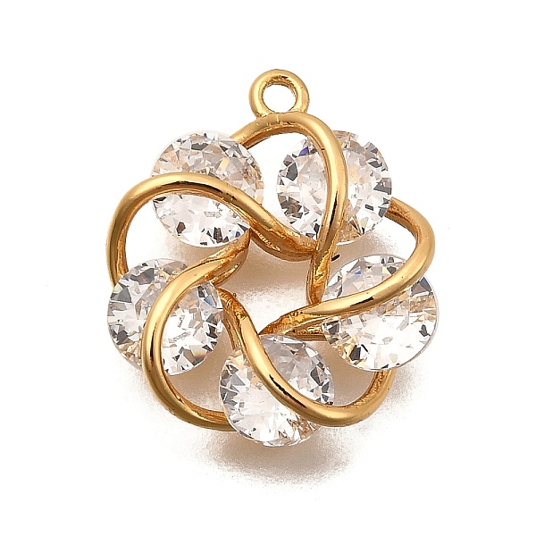 Brass Micro Pave Cu… - image