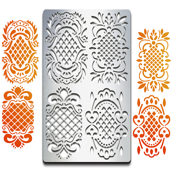 

PandaHall BBQ Daily Theme Custom Stainless Steel Metal Stencils, for DIY Scrapbooking/Photo Album, Decorative Embossing, Matte Stainless...