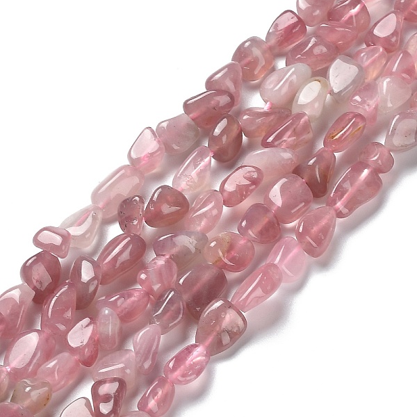 Natural Old Rose Madagascar Rose Quartz Beads Strands