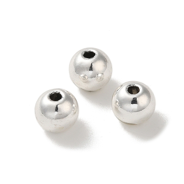 

PandaHall Alloy Spacer Beads, Cadmium Free & Lead Free, Round, Platinum, 6x5.5mm, Hole: 1.4mm, about 1587pcs/1000g Alloy Round