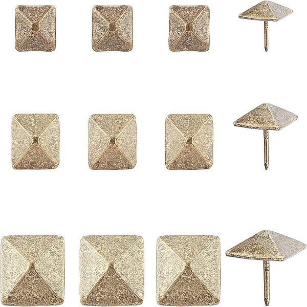SUPERFINDINGS 52PCS 3Size Sofa Foam Nails Upholstery Nails Tacks Vintage Decorative Tacks Thumb Nails for Furniture Decoration