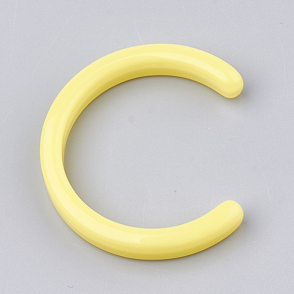 

PandaHall Resin Cabochons, Letter C, Yellow, 44x39x7mm Resin Letter Yellow