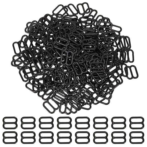 

PandaHall CHGCRAFT 240Pcs Iron Slider Buckles, Adjustable Buckle Fasteners, For Webbing, Strapping Bags, Garment Accessorie, Black...
