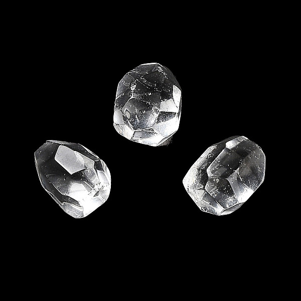 

PandaHall Natural Quartz Crystal Beads, Rock Crystal Beads, No Hole/Undrilled, Faceted, Nuggets, 15~19x13~15x12~15mm Quartz Crystal Nuggets