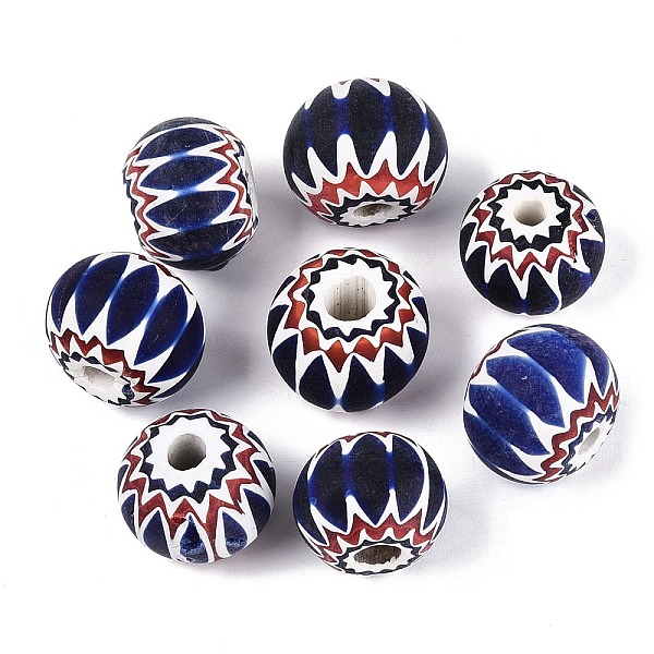 Handmade Millefiori Glass Rondelle Beads