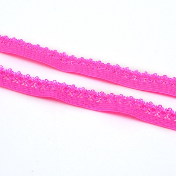 

PandaHall Braided Nylon Thread, DIY Material for Jewelry Making, Garment Accessories, Deep Pink, 13x0.5mm Nylon
