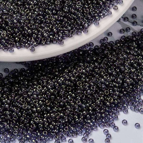 

PandaHall MIYUKI Round Rocailles Beads, Japanese Seed Beads, (RR2447) Opaque Dark Olive Luster, 15/0, 1.5mm, Hole: 0.7mm, about..., Green