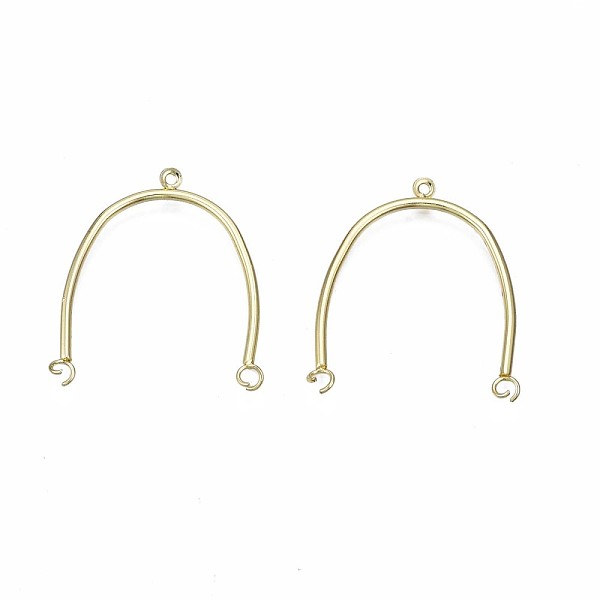

PandaHall Alloy Chandelier Component Links, 3 Loop Connectors, Cadmium Free & Nickel Free & Lead Free, Light Gold, 32x28x1.5mm, Hole: 1.4mm...