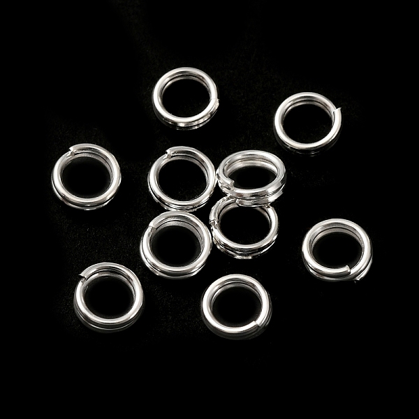 

PandaHall Brass Split Rings, Lead Free & Cadmium Free, Double Loops Jump Rings, 925 Sterling Silver Plated, 21 Gauge, 5x2mm, Inner Diameter...