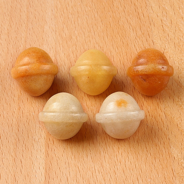 

PandaHall Natural Topaz Jade Carved Healing Universe Stone, Reiki Energy Stone Display Decorations, for Home Feng Shui Ornament, 20mm Topaz...