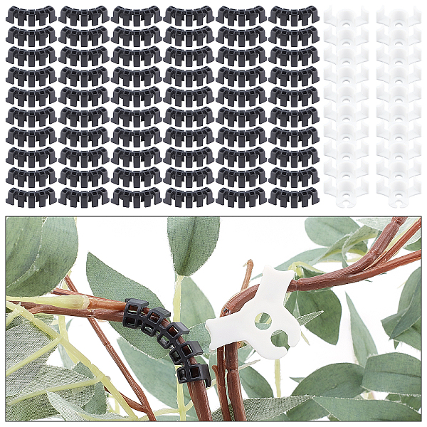 

PandaHall AHANDMAKER Plant Support Clips, Vines Tied Buckles, Plastic Grafting Fixing Tool, Agricultural Greenhouse Garden Supplies..., Multicolor