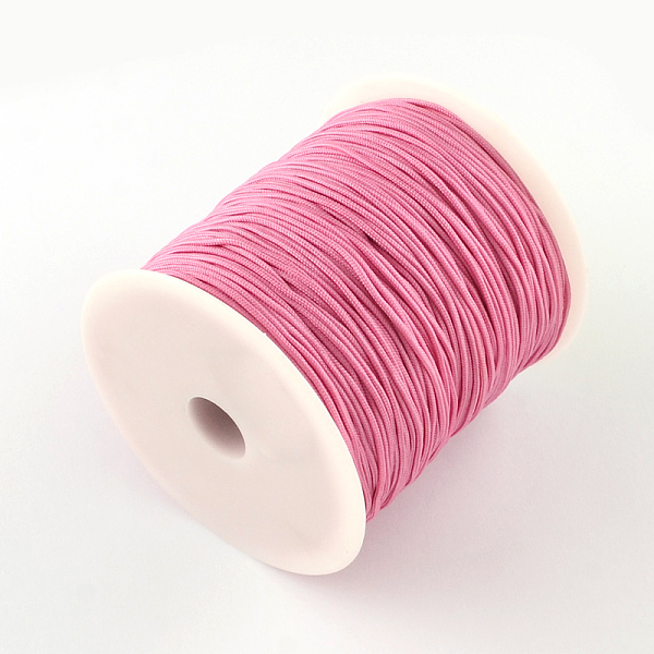 

PandaHall Nylon Thread, Flamingo, 1mm, about 153.1 yards(140m)/roll Nylon Pink