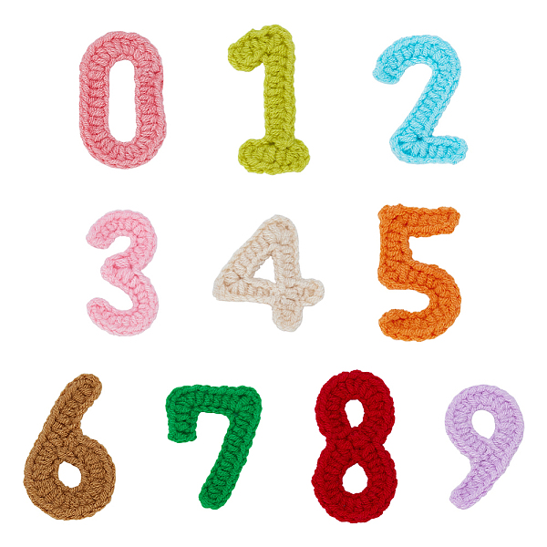 10Pcs 10 Styles Num… - image