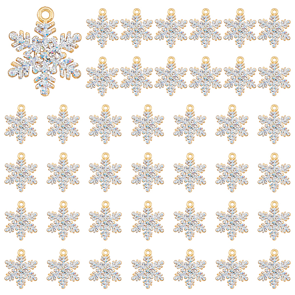 Dicosmetic 40pcs Legierung Strass-Anhänger