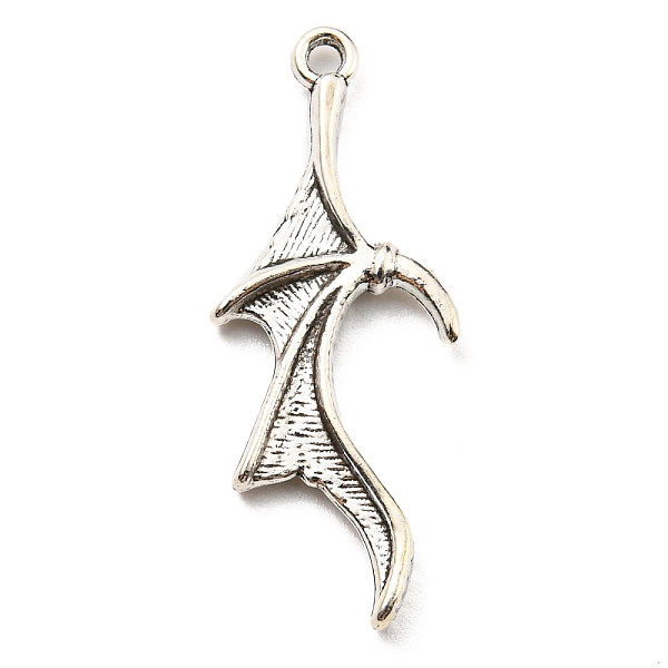 

PandaHall Plated Alloy Pendants, Wicked Wings Brushes, Antique Silver, 31.5x12.5x2.5mm, Hole: 1.6mm Alloy Wing