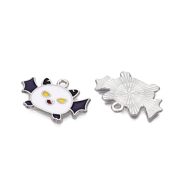 Halloween Theme Alloy Enamel Pendants