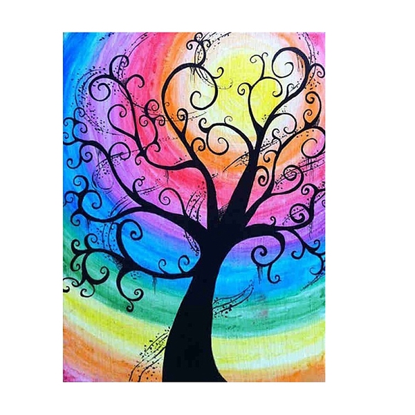 

PandaHall DIY Diamond Painting Tree of Life Pattern Kit, Including Resin Rhinestones Bag, Diamond Sticky Pen, Tray Plate and Glue Clay, Hot...