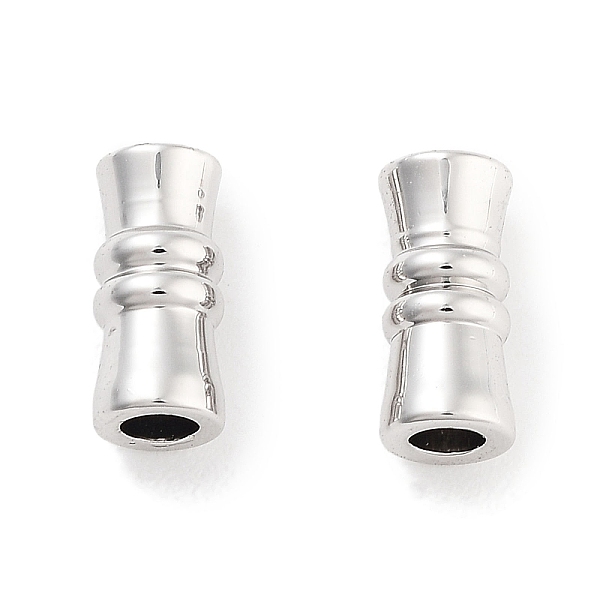 

PandaHall Brass Beads, Column, Platinum, 7x3mm, Hole: 1.6mm Brass Column