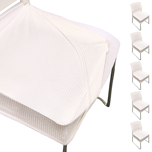 Housse de chaise en polyester anti-poussière