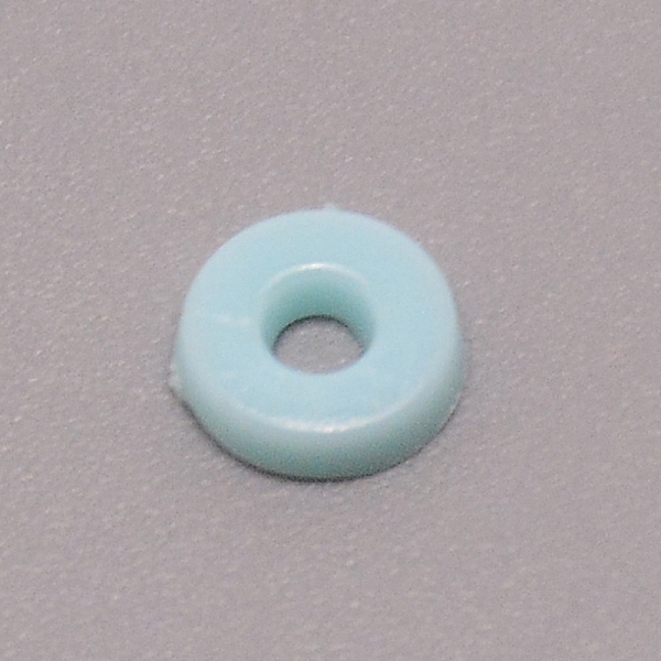 

PandaHall Opaque Acrylic Beads, Flat Round, Light Sky Blue, 6x1.5mm, Hole: 2mm, about 830pcs/bag Acrylic Flat Round