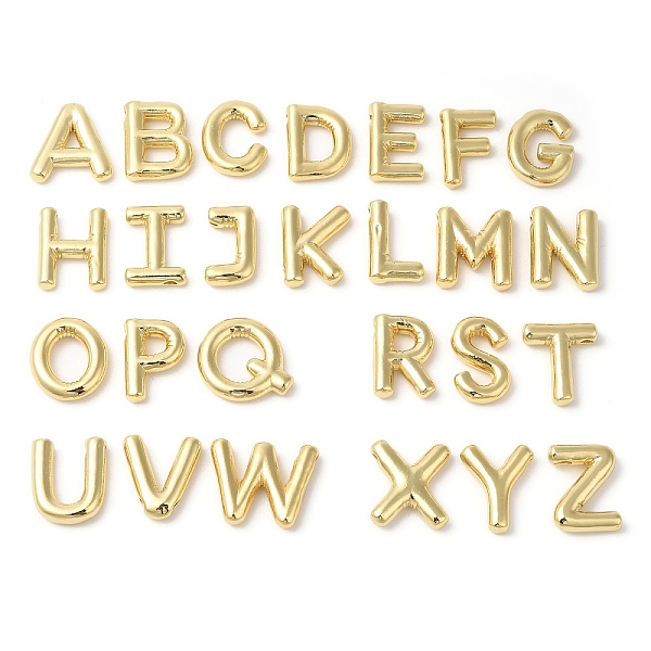 

PandaHall Eco-Friendly Rack Plating Brass Pendants, Long-Lasting Plated, Lead Free & Cadmium Free, Real 18K Gold Plated, Letter Charm...